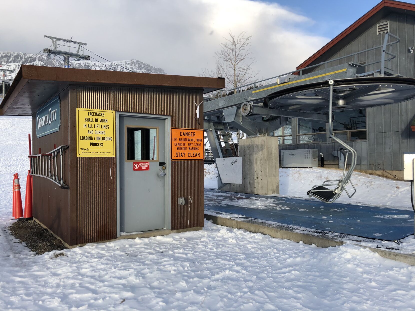 Virginia City ski lift
